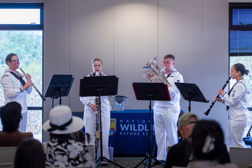 U.S. Pacific Fleet Band Chamber Ensemble Performs at National Wildlife Refuge