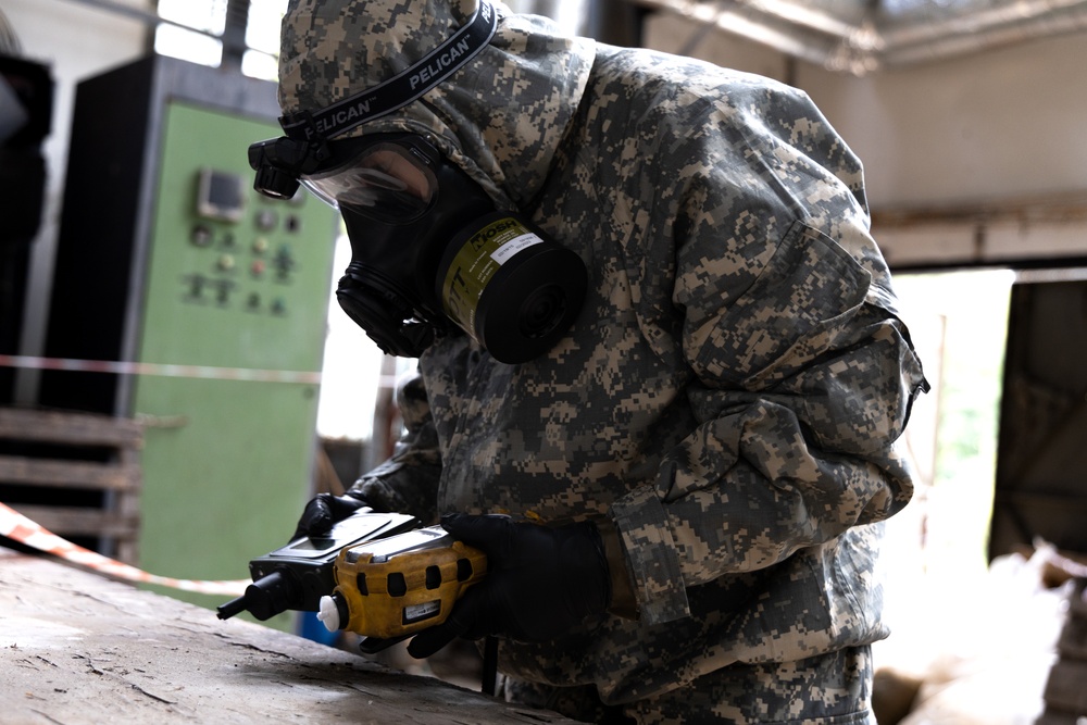 110th Chemical Battalion Conducts Live Chemical Agent Training during Toxic Valley 25
