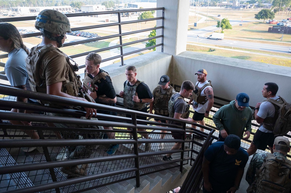 NCBC Gulfport Conducts 9/11 Memorial Stair Climb