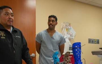 NMCSD enhances orthopedic care with 3D-printed waterproof casts