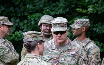7th MSC CG visits 83rd CSSB at Saber Junction 2025