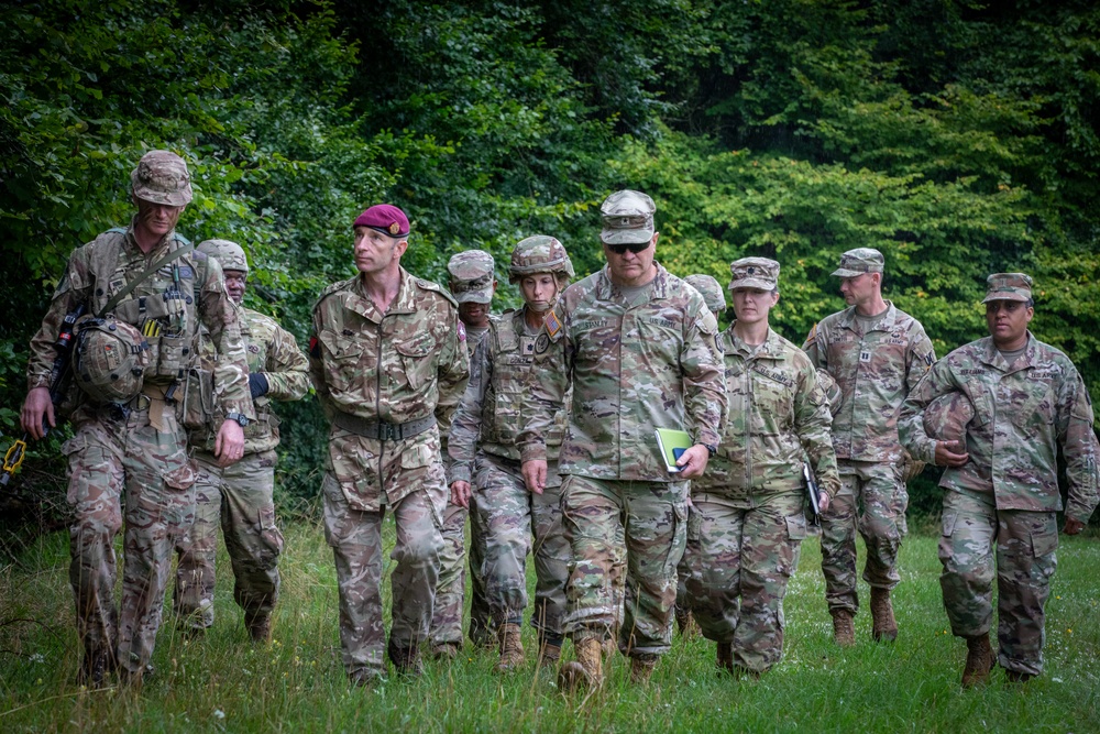 7th MSC CG visits 83rd CSSB at Saber Junction 2025