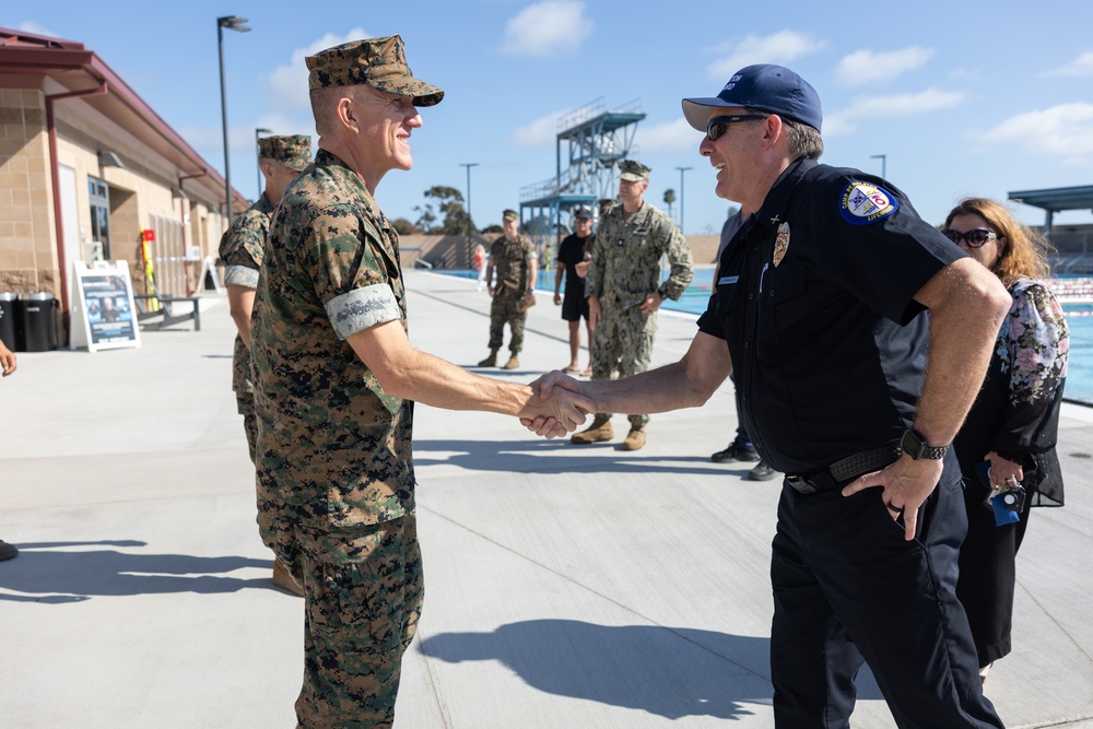 MCICOM Commanding General tours MCB Camp Pendleton