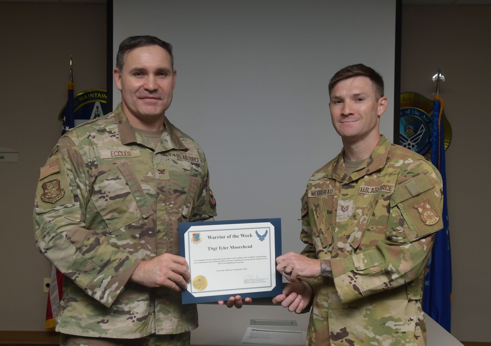 Warrior of the Week: Tech. Sgt. Tyler Moorehead