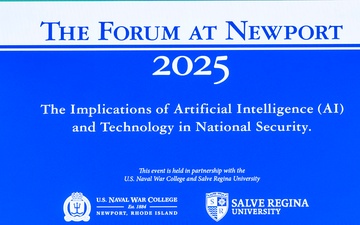 U.S. Naval War College joins with Salve Regina University to host forum on artificial intelligence, national security