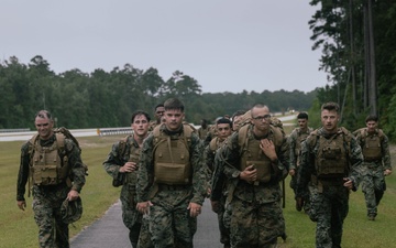 3rd Battalion, 2nd Marines conduct a 9/11 memorial ruck