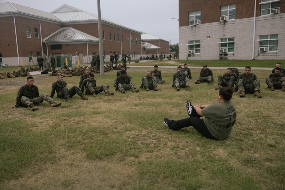 3rd Battalion, 2nd Marines conduct a 9/11 memorial ruck