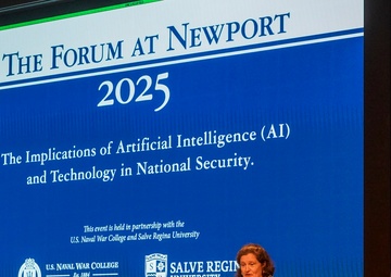 U.S. Naval War College joins with Salve Regina University to host forum on artificial intelligence, national security