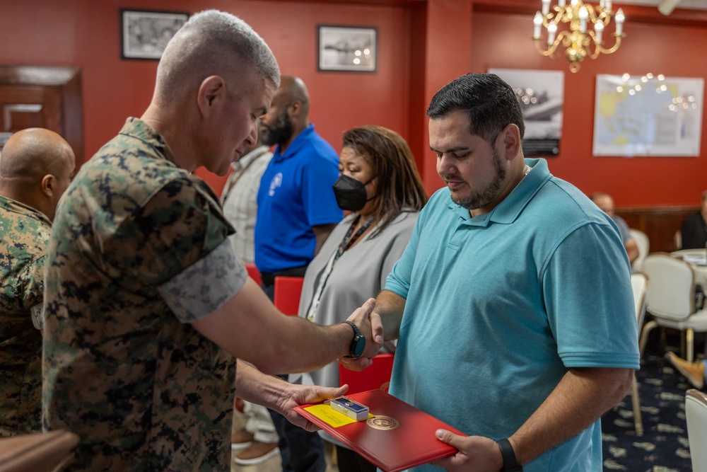Marine Corps Combat Service Support Schools civilian town hall meeting