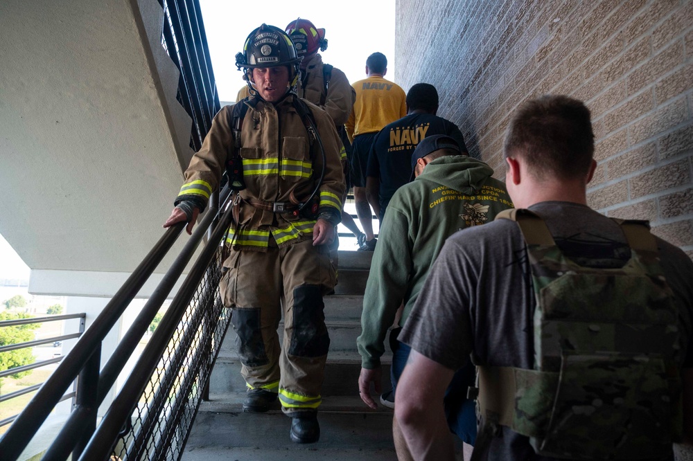 NCBC Gulfport Conducts 9/11 Memorial Stair Climb