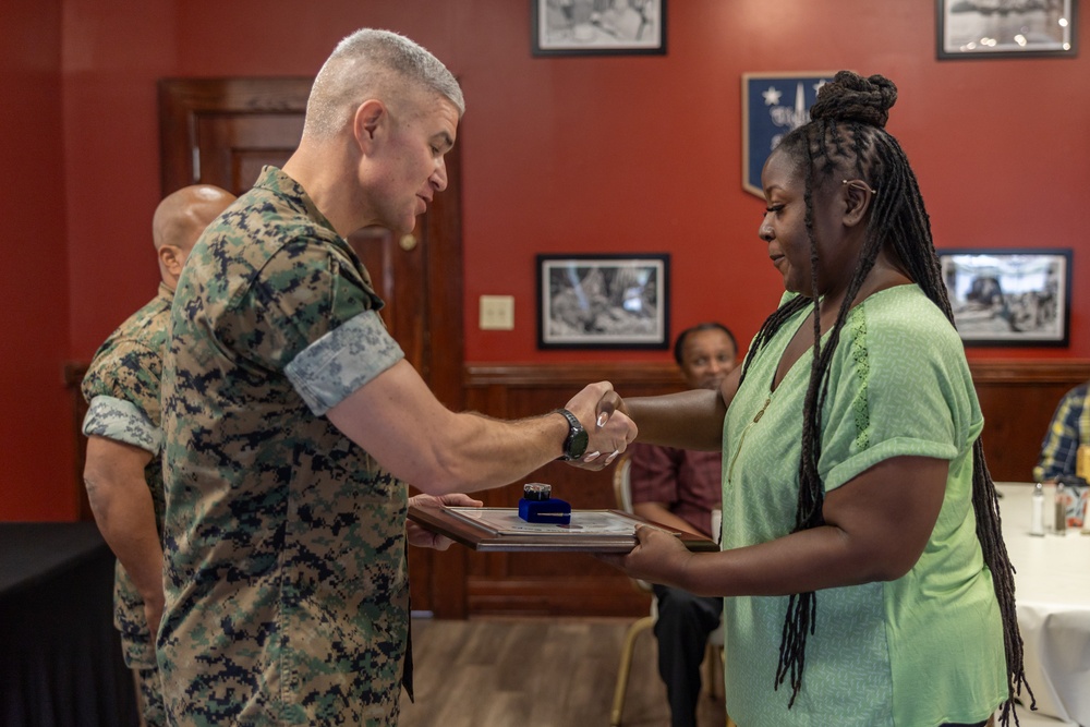 Marine Corps Combat Service Support Schools civilian town hall meeting