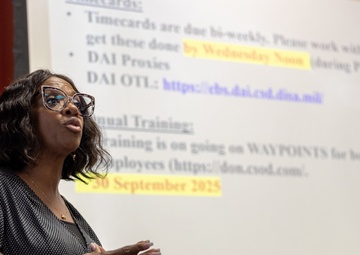 Marine Corps Combat Service Support Schools civilian town hall meeting