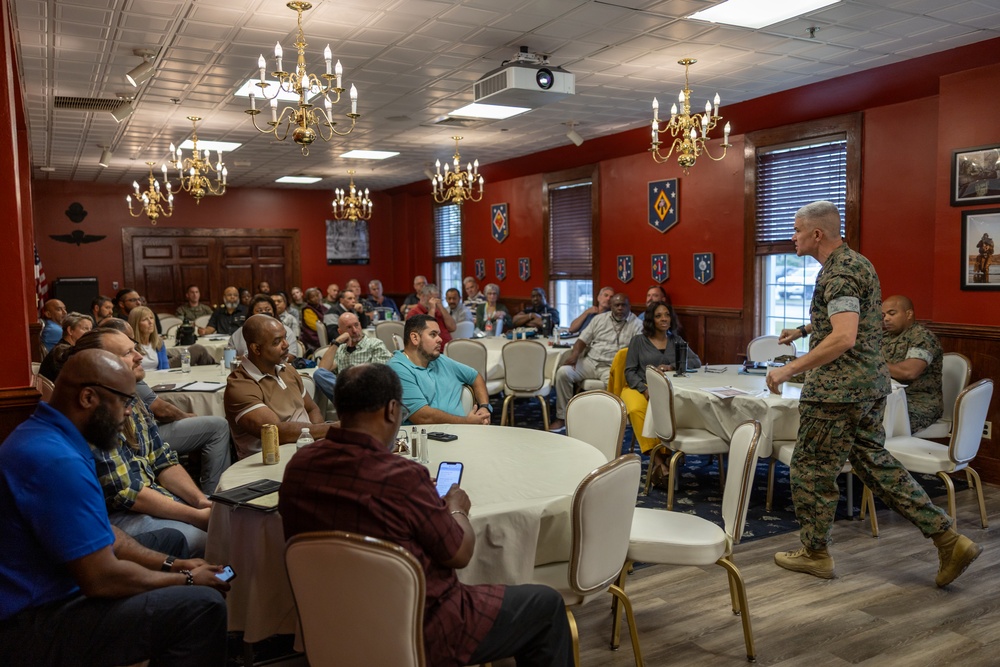 Marine Corps Combat Service Support Schools civilian town hall meeting