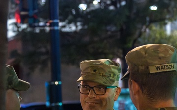 U.S. Army General Leland Blanchard Meets With Soldiers In Washington D.C.