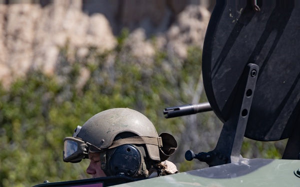 U.S. Marines with 1st MARDIV conduct amphibious combat vehicle surf transit training