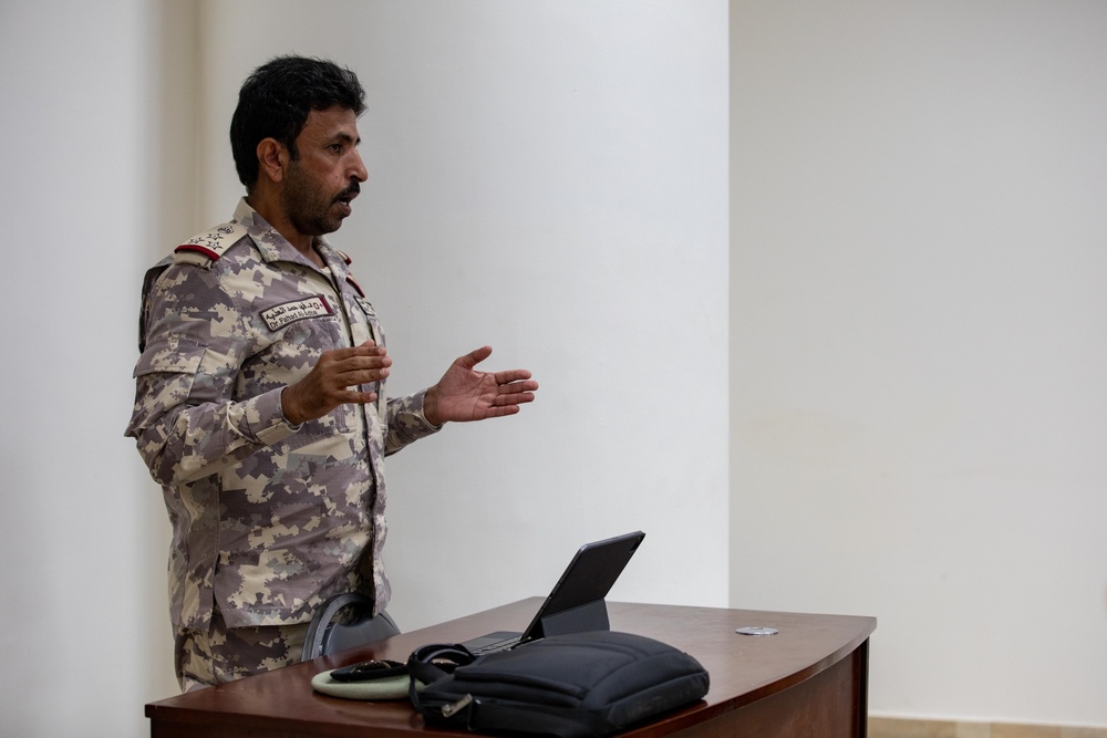 Qatar and Egyptian armed forces discuss cybersecurity for BRIGHT STAR 25