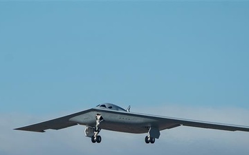 U.S. Air Force announces arrival of second B-21 test aircraft at Edwards AFB