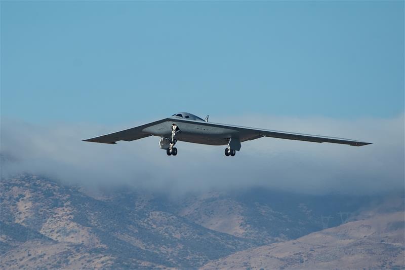 U.S. Air Force announces arrival of second B-21 test aircraft at Edwards AFB