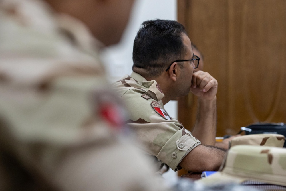 Qatar and Egyptian armed forces discuss cybersecurity for BRIGHT STAR 25