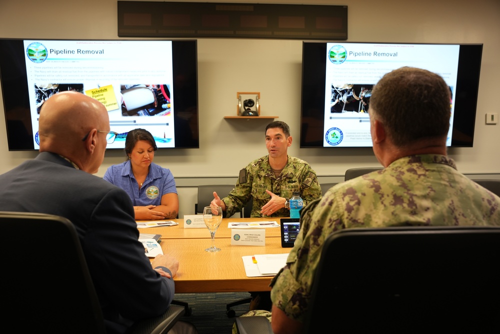 NCTF-RH hosts the Hon. Dale Marks at Red Hill Bulk Fuel Storage Facility