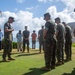 U.S. Navy Lt. Mark Bristol  Fleet Marine Force (FMF) pinning ceremony