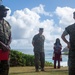 U.S. Navy Lt. Mark Bristol  Fleet Marine Force (FMF) pinning ceremony