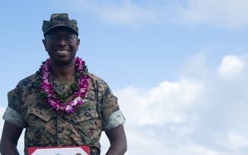 U.S. Navy Lt. Mark Bristol  Fleet Marine Force (FMF) pinning ceremony