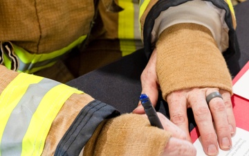 The 49th Wing Commander Signs the National Fire Prevention Week Proclamation