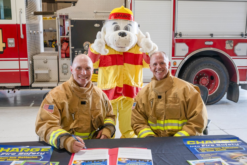 The 49th Wing Commander Signs the National Fire Prevention Week Proclamation
