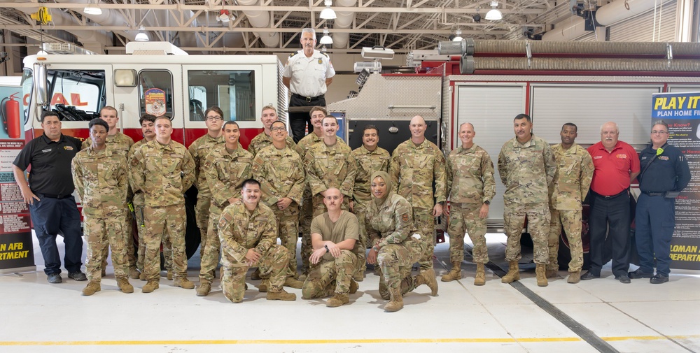 The 49th Wing Commander Signs the National Fire Prevention Week Proclamation