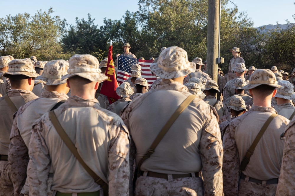 2nd Bn., 11th Marines participate in Sept. 11 Memorial Hike
