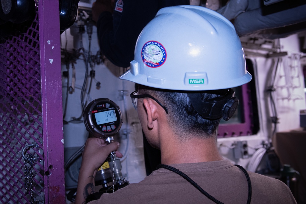 USS Ronald Reagan Sailors Stay Reagan Ready