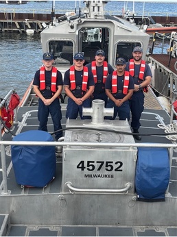 Coast Guard rescues 3 from downed aircraft on Lake Michigan