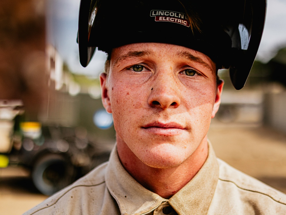 NMCB-3 Seabees Practice Their Welding Skills