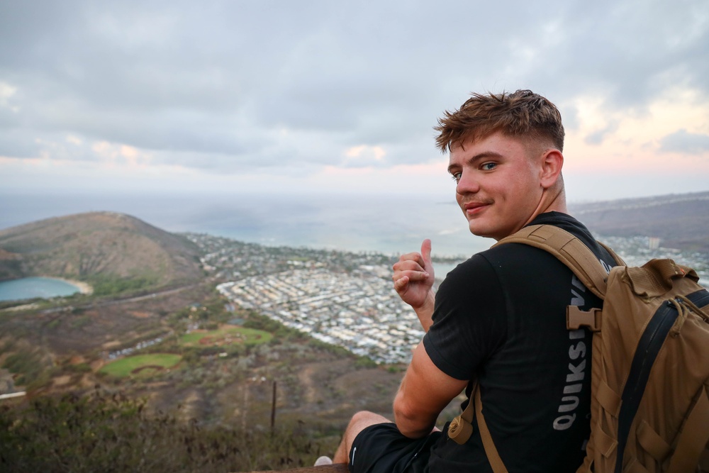 MAG-24 NCOs hike Koko Crater Trail for 9/11 Memorial