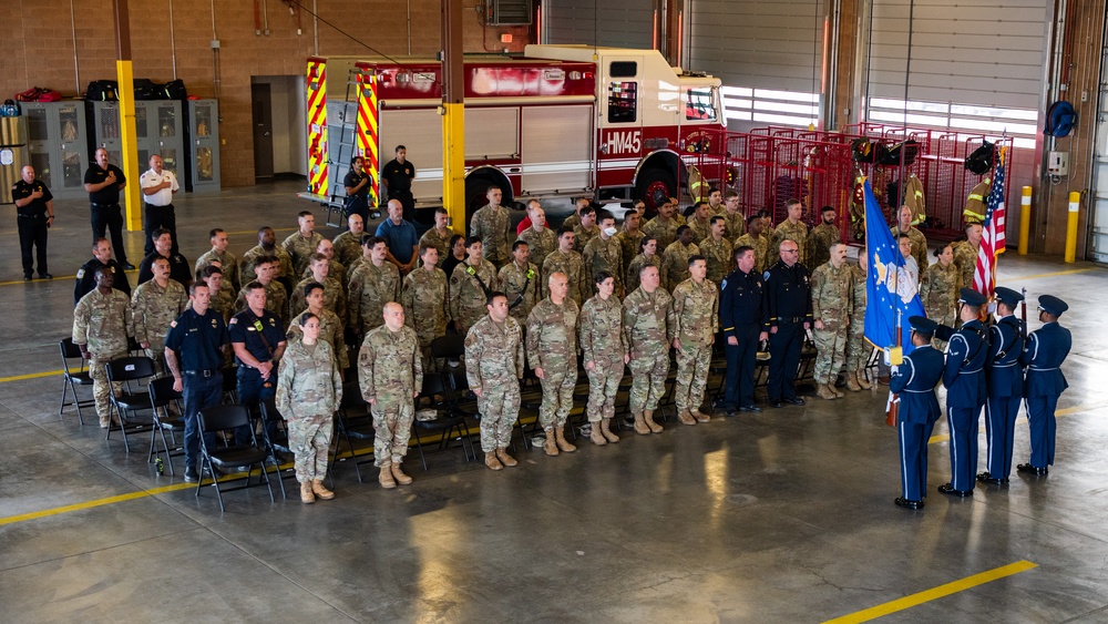 Travis AFB commemorates 9/11 with remembrance ceremony and stair-climb tribute