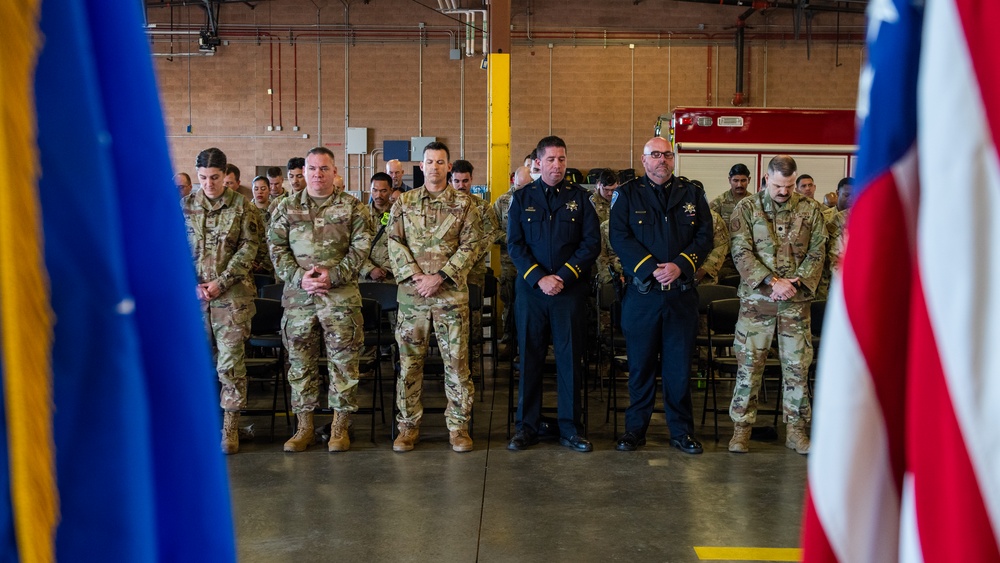 Travis AFB commemorates 9/11 with remembrance ceremony and stair-climb tribute