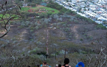 MAG-24 NCOs hike Koko Crater Trail for 9/11 Memorial