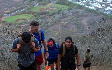 MAG-24 NCOs hike Koko Crater Trail for 9/11 Memorial