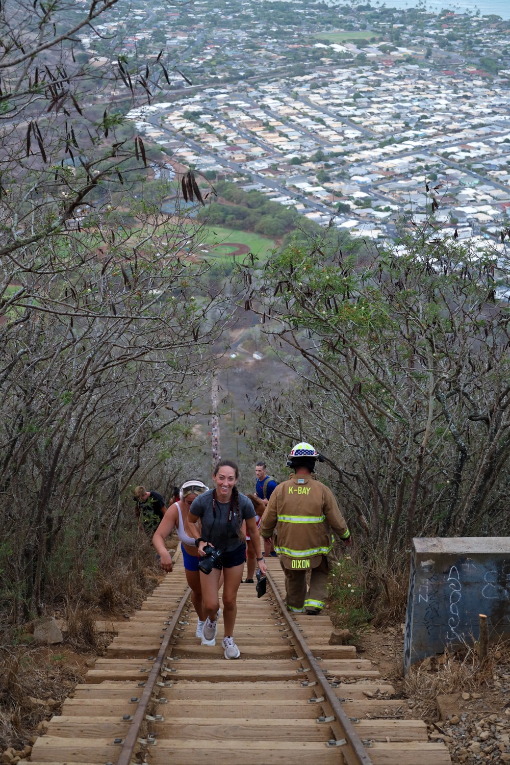 MAG-24 NCOs hike Koko Crater Trail for 9/11 Memorial