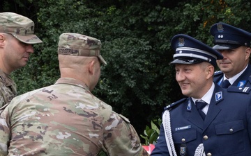 U.S. Army Leadership meets with Polish Police