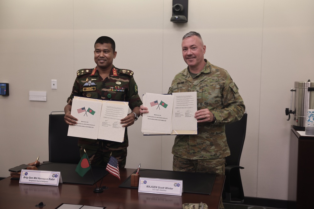 Bangladesh Army - US Army Pacific Land Forces Talks