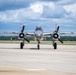 North American B-25J Mitchell bomber arrives for the 2025 Joint Base Andrews Air Show