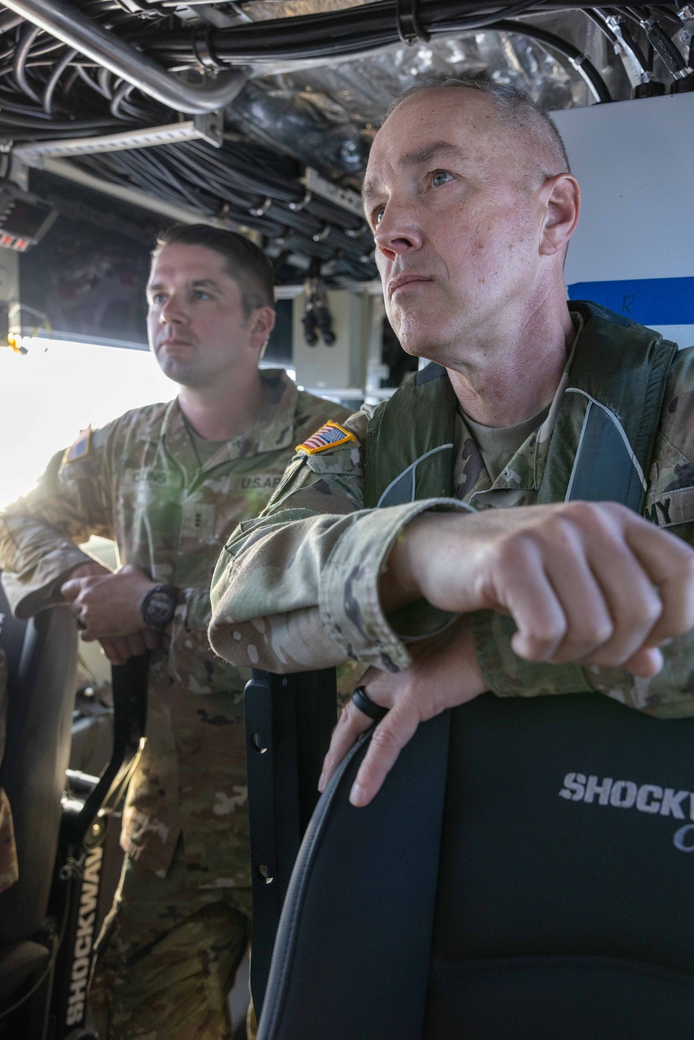 Lt. Gen. Gingrich visits the SSG Ellroy Wells