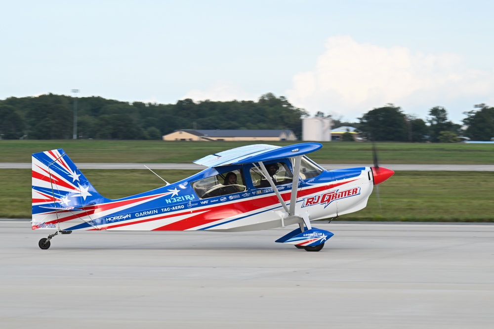Aircraft arrive for the 2025 Joint Base Andrews Air Show