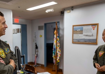 Chief of Staff, U.S. Naval Forces Japan/Navy Region Japan visits Naval Air Facility Misawa.