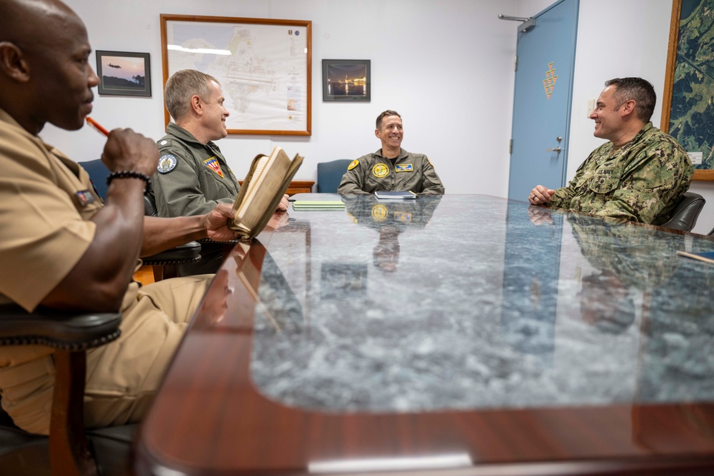 Chief of Staff, U.S. Naval Forces Japan/Navy Region Japan visits Naval air Facility Misawa.