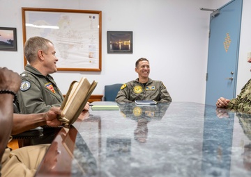 Chief of Staff, U.S. Naval Forces Japan/Navy Region Japan visits Naval air Facility Misawa.