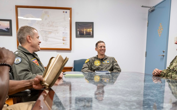 Chief of Staff, U.S. Naval Forces Japan/Navy Region Japan visits Naval air Facility Misawa.