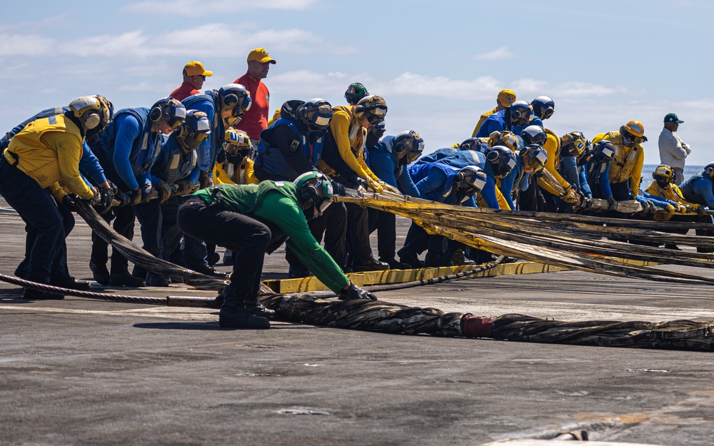 USS Theodore Roosevelt Crash and Salvage Drill